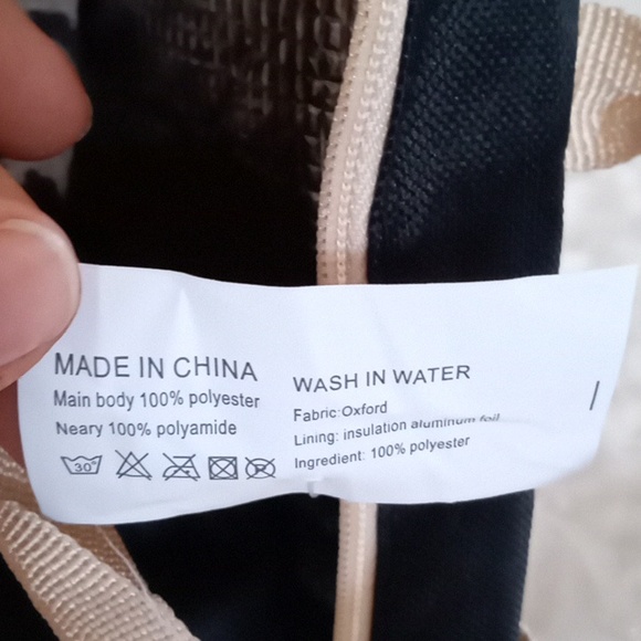 3 For $15 Summer Sale! Hotdog Butterfly Bunny fabric lunch bag Insulated - Picture 3 of 6